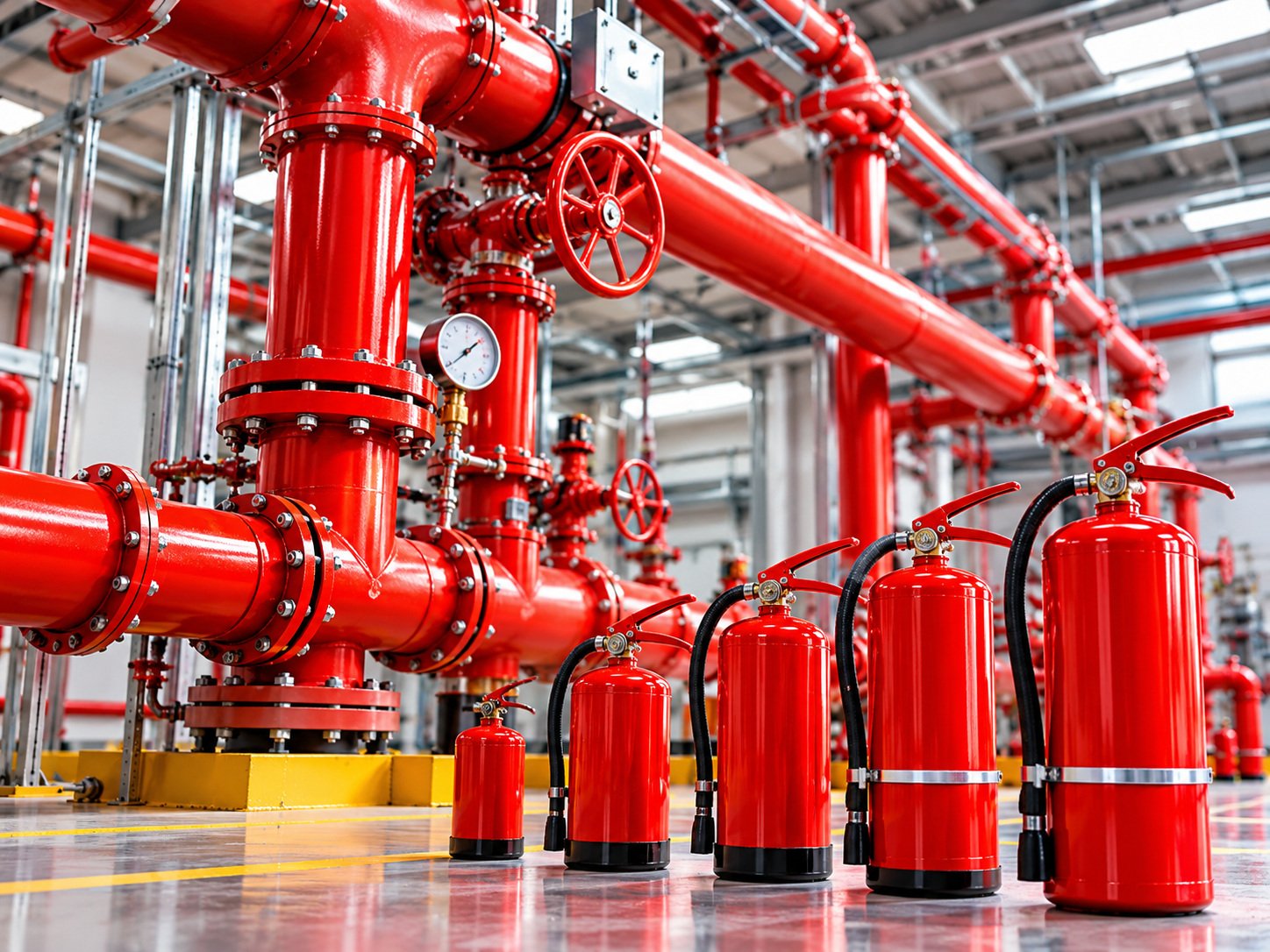 Fire protection installation